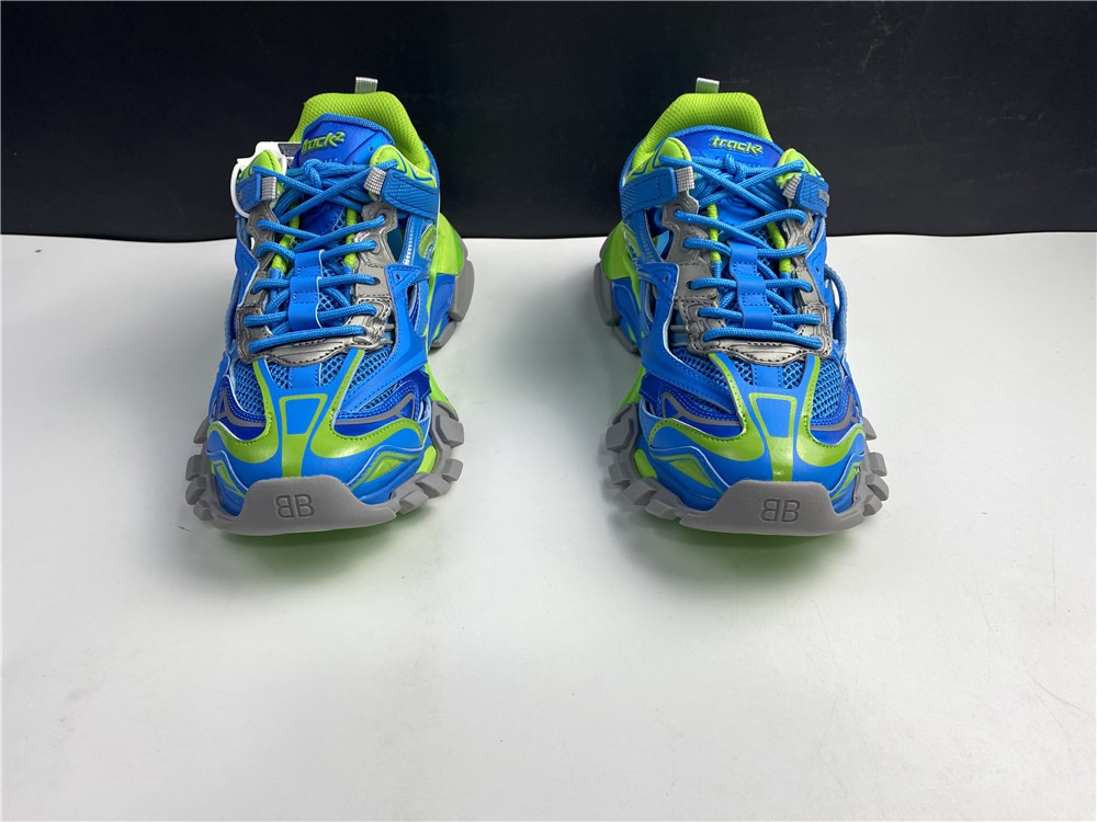BLG Track Trainers Green Blue
